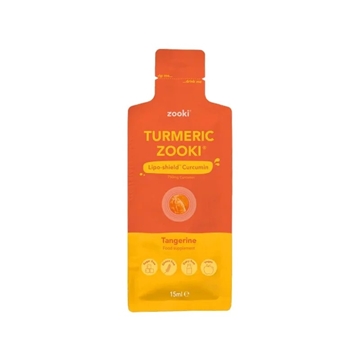 Picture of Turmeric Zooki (750mg Curcumin) (Tangerine) 14 sachets x 15ml