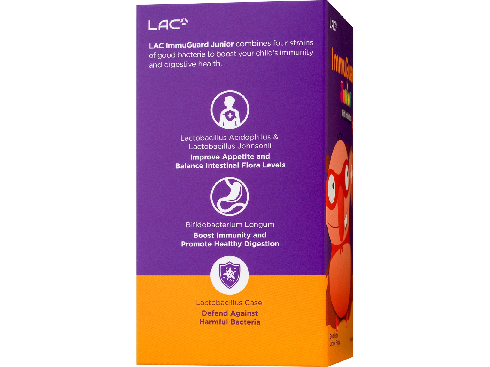 LAC ImmuGuard Junior 30 Jelly Sticks | Probiotics | health.ESDlife