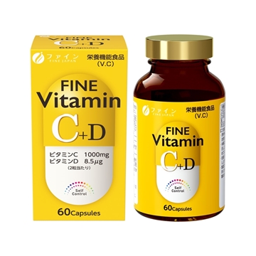 图片 Fine Japan 优之源®维他命C+D 39克(650毫克x60粒)