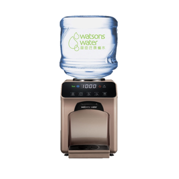 Picture of Watsons Wats-Touch Hot and Cold Water Dispenser (Bronze Gold)+ 12L x 12 Bottles (Electronic Water Coupon) [Original Product] [Licensed Import]