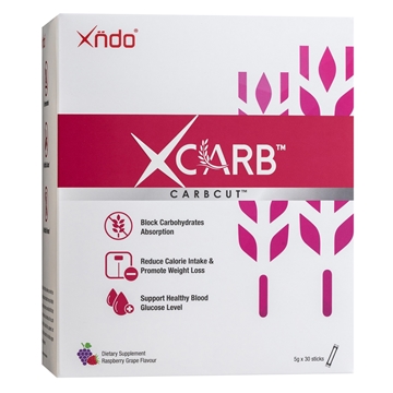 圖片 Xndo XCARB 覆盆子葡萄口味 30包