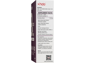 Picture of XNDO BLOCK & BURN 40 TABLETS