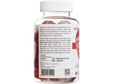 Picture of XNDO APPLE CIDER VINEGAR 'THE MOTHER'(60 GUMMIES)