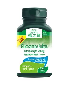 Picture of Adrien Gagnon Glucosamine Sulfate Extra Strength (Sodium Free) 750mg Value Pack 120 Tablets