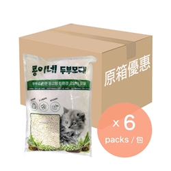 【原箱優惠】Petsuperpet 特級豆腐貓砂 (原味) 7公升裝 x 6包