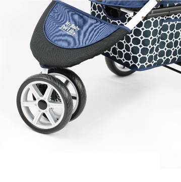 Picture of My Baby Pet Life EASY GO! One Hand Fold Pet Stroller (Blue/Black)