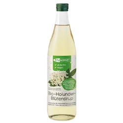Frusano Organic Elderflower Syrup (Low Sugar) 500ml
