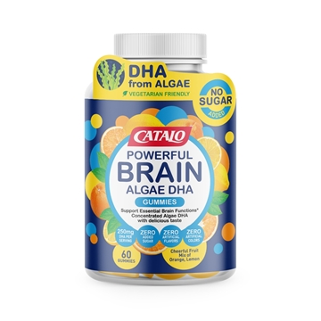 Picture of CATALO Powerful Brain Algae DHA 60 Gummies