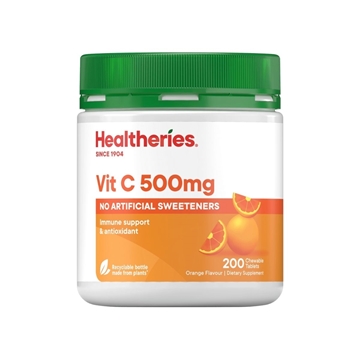 Picture of Healtheries Vit C 500mg Chewable Tablets 200s