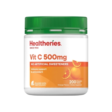 圖片 Healtheries 維他命C 500mg 咀嚼營養片 200片