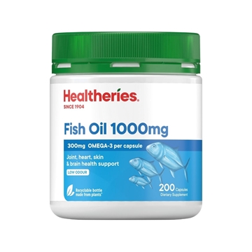 Picture of Healtheries Fish Oil 1000mg 200s