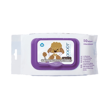 Picture of ODOUT Anti-bacterial Wet Wipes for Dog 50 Sheets