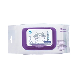 ODOUT Anti-bacterial Wet Wipes for Cat 50 Sheets