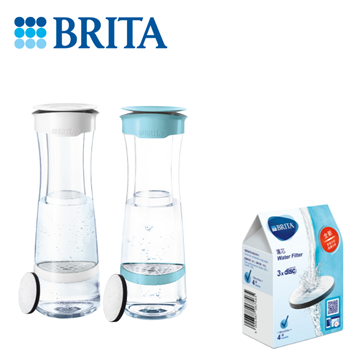 圖片 BRITA 時尚 1.3L 濾水瓶 (內附1芯片) +濾芯片 (3件裝)  [原廠行貨]
