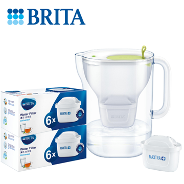 Picture of BRITA Style XL 3.6L LED Filter Kettle (with 1 Filter Cartridge) + 12 Filter Cartridges [Original Licensed]