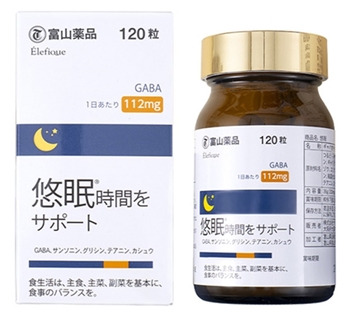 图片 富山药品 GABA 睡眠片 120粒 (日本制)