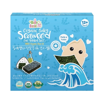 Picture of Baby Basic Organic baby seaweed 2gx10