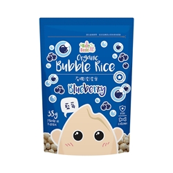 Baby Basic Organic bubble rice(Blueberry) 38g