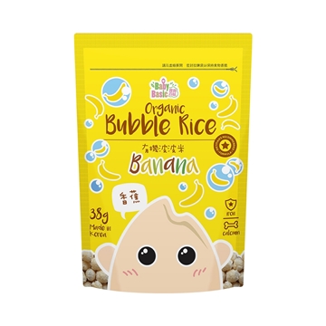 Picture of Baby Basic Organic bubble rice(Banana) 38g