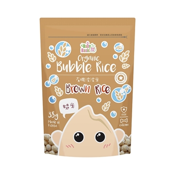 Picture of Baby Basic Organic bubble rice(brown rice) 38g