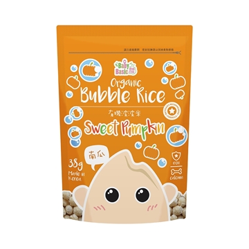 Picture of Baby Basic Organic bubble rice(pumpkin) 38g