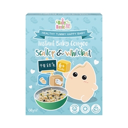 Baby Basic Organic instant Me-Me Congee (Scallop & Whitebait) 150gx2