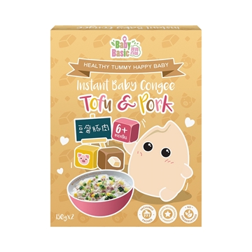 Picture of Baby Basic Organic instant Me-Me Congee (Tofu & Pork) 150gx2
