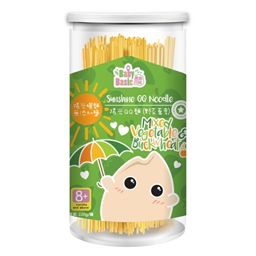 Picture of Baby Basic Sunshine QQ Noodle (Mixed Vegetable & Buckwheat) 220g