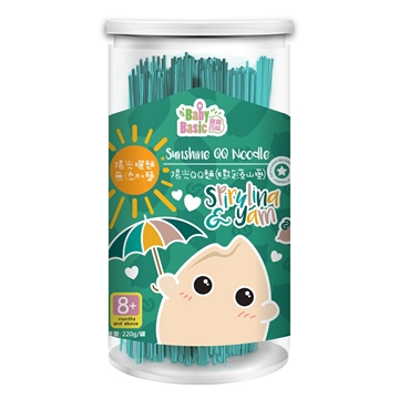 Picture of Baby Basic Sunshine QQ Noodle (Spirulina & Yam) 220g