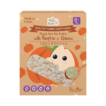 Picture of Baby Basic Organic Germ Rice Cracker - Pumpkin & Quinoa 7.5gx8