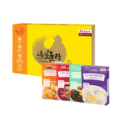 Eu Yan Sang Pure Chicken Essence (10 Sachets / Box) x 1 & Boiled Soup Series (4 flavor each)