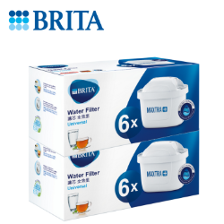 BRITA MAXTRA+ Ready-to-use Water Filter Cartridge-White (Pack of 12) [Licensed Import]