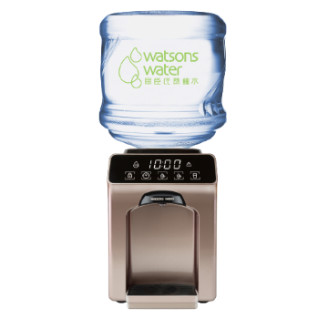 图片 Watsons Water Wats-Touch Mini 即热式家居温热水机+ 12L蒸馏水x 36樽(电子水券) [原厂行货]