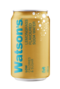 Picture of Watson's Lemongrass Soda 334 ml 24 Cans