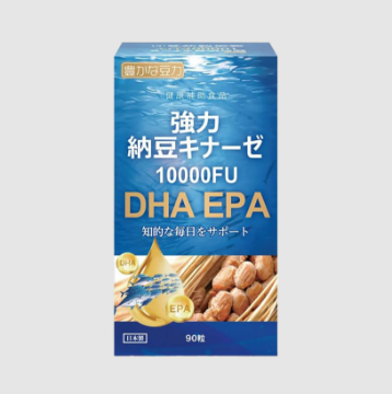 图片 豊かな豆力 强力纳豆激酶10000FU+DHA・EPA-90粒