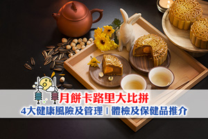 News: 一個月餅等於4碗飯？月餅卡路里大比拼 4大健康風險及管理