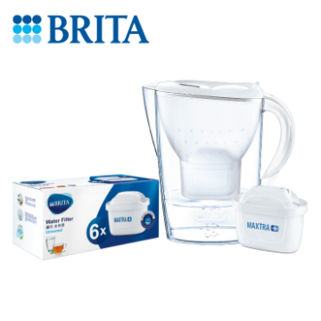 圖片 BRITA 馬利拉 XL 3.5L 濾水壺 (內附1濾芯)+Maxtra 6件裝濾芯  [原廠行貨]