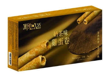 图片 源自生活 奶茶味鸡蛋卷 (70克 x 16盒)