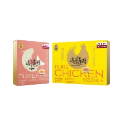 余仁生 原味滴雞精 (10包裝) 及 滴漁精(鱸魚) (6包裝)