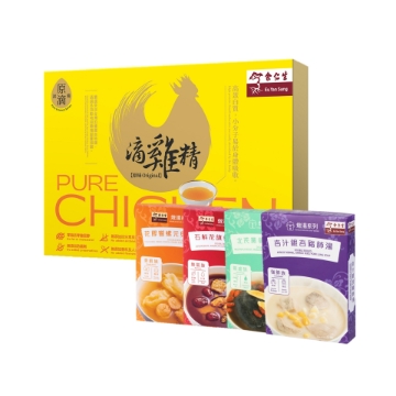 圖片 余仁生 原味滴雞精 (10包裝) 及 養生即食燉湯 (4款口味)