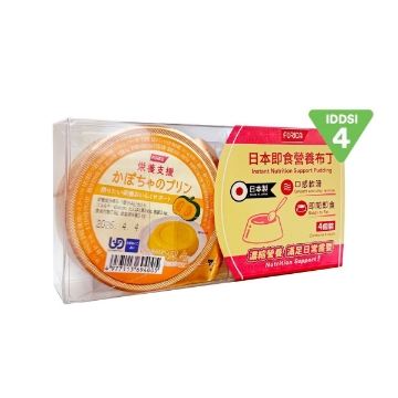图片 日本厚利加Forica 即食营养布丁(南瓜味) (4个/盒｜IDDSI等级4)