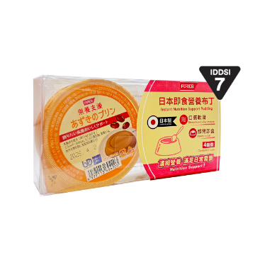 图片 日本厚利加Forica 即食营养布丁(红豆味) (4个/盒｜IDDSI等级7)