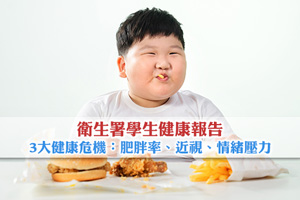 News: 衞生署學生健康報告| 3大健康危機：肥胖率、近視、情緒壓力全面分析