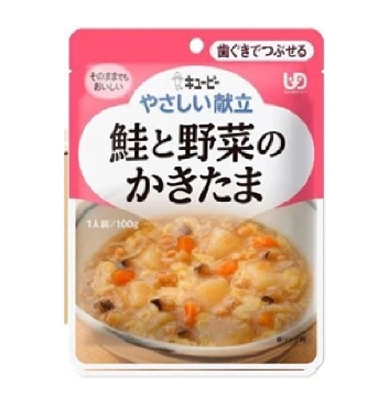图片 日本Kewpie 介护食品牙龈磨系列- 三文鱼蔬菜拌鸡蛋(100克) (Y2-11)