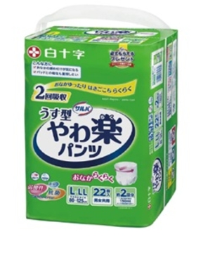 图片 日本喜舒乐成人轻柔纸尿裤(薄装) (大码) (22片/包)