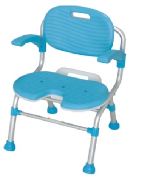 圖片 日本TacaoF 可摺式U形沐浴椅（有背及扶手）