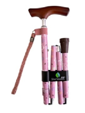 图片 银适 折合式拐杖 (多款颜色图案)