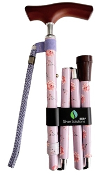 图片 银适 折合式拐杖 (多款颜色图案)