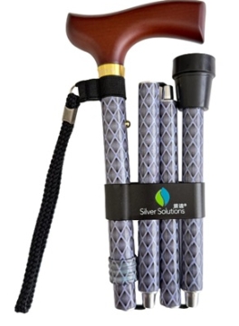 图片 银适 折合式拐杖 (多款颜色图案)