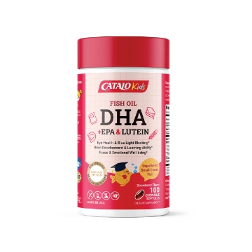 圖片 CATALO 兒童強腦護眼DHA+EPA&葉黃素 100粒